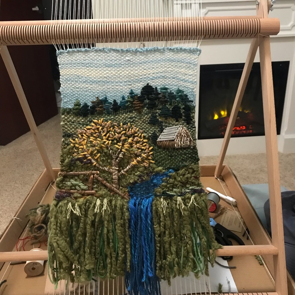 Original Handwoven Fiber Art